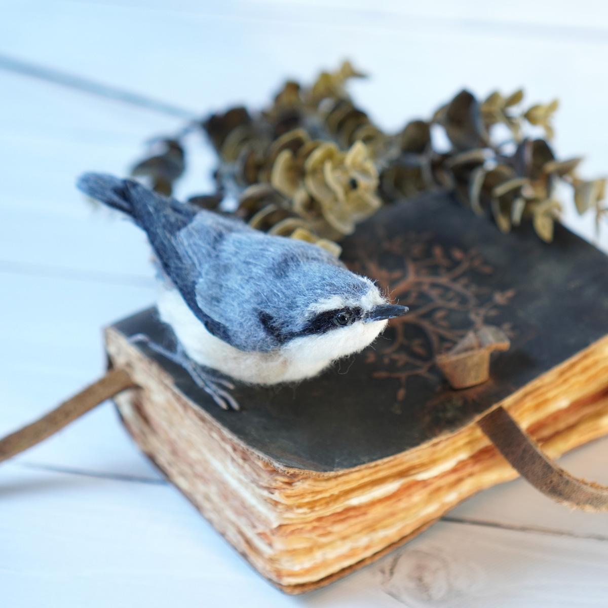 ＊野鳥＊羊毛フェルト ゴジュウカラ | 2枚目