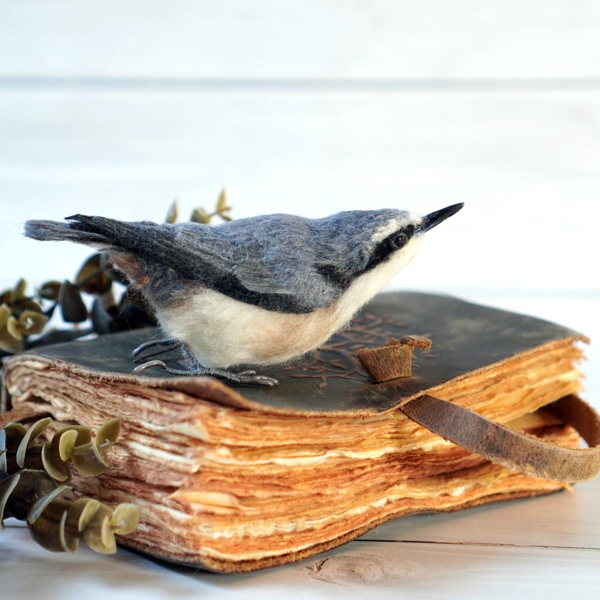 ＊野鳥＊羊毛フェルト ゴジュウカラ | 4枚目